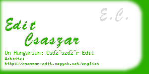 edit csaszar business card